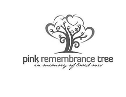 PINK REMEMBRANCE TREE IN MEMORY OF LOVED ONES trademark