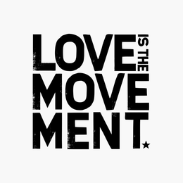 LOVE IS THE MOVEMENT trademark