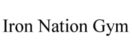 IRON NATION GYM trademark