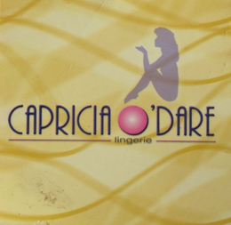 CAPRICIA O'DARE LINGERIE trademark