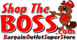 SHOP THE BOSS.COM BARGAIN OUTLET SUPER STORE BUDDY trademark