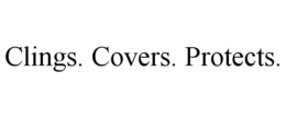 CLINGS. COVERS. PROTECTS. trademark