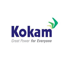 KOKAM GREAT POWER FOR EVERYONE trademark