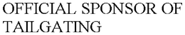 OFFICIAL SPONSOR OF TAILGATING trademark
