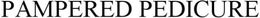 PAMPERED PEDICURE trademark