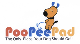POOPEEPADS THE ONLY PLACE YOUR DOG SHOULD GO!!! trademark