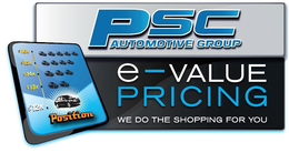 PSC AUTOMOTIVE GROUP E-VALUE PRICING WE DO THE SHOPPING FOR YOU POSITION $16K $15K $14K $13K $12K trademark