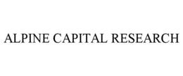 ALPINE CAPITAL RESEARCH trademark