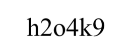 H2O4K9 trademark