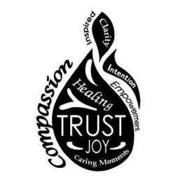COMPASSION HEALING, TRUST, JOY, CARING MOMENTS, INSPIRED, CLARITY, INTENTION, EMPOWERMENT trademark