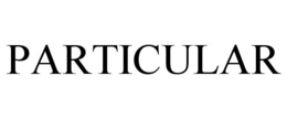 PARTICULAR trademark
