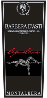 BARBERA D'ASTI DENOMINAZIONE DI ORIGINE CONTROLLATA E GARANTITA LEQUILIBRIO MONTALBERA trademark