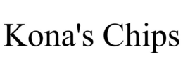 KONA'S CHIPS trademark