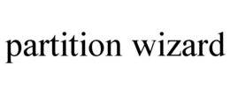 PARTITION WIZARD trademark