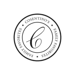 COSENTINO'S FAMILY FAVORITES FAMILY FAVORITES C trademark