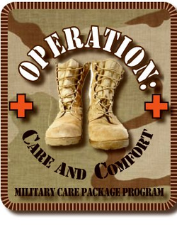 OPERATION: CARE AND COMFORT MILITARY CARE PACKAGE PROGRAM trademark