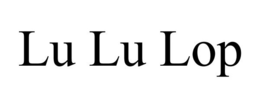 LU LU LOP trademark