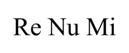 RE NU MI trademark
