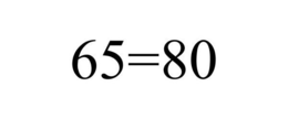 65=80 trademark