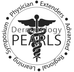 DERMATOLOGY PEARLS PHYSICIAN · EXTENDERS · ADVANCED · REGIONAL · LEARNING · SYMPOSIUM · trademark
