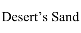DESERT'S SAND trademark