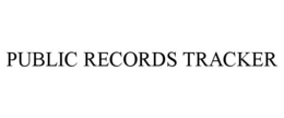 PUBLIC RECORDS TRACKER trademark