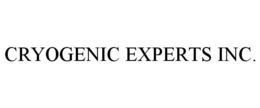 CRYOGENIC EXPERTS INC. trademark