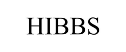HIBBS trademark