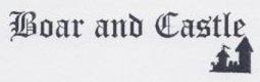 BOAR AND CASTLE trademark