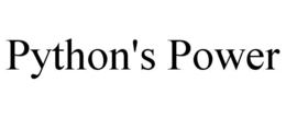 PYTHON'S POWER trademark