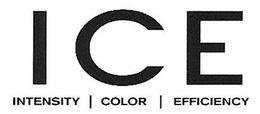 ICE INTENSITY COLOR EFFICIENCY trademark