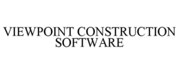 VIEWPOINT CONSTRUCTION SOFTWARE trademark