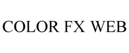 COLOR FX WEB trademark