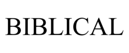 BIBLICAL trademark
