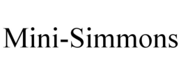 MINI-SIMMONS trademark