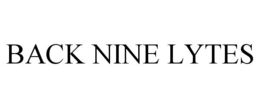 BACK NINE LYTES trademark