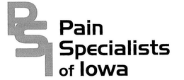 PSI PAIN SPECIALISTS OF IOWA trademark