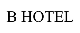 B HOTEL trademark