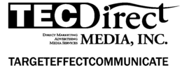 TEC DIRECT MEDIA, INC. DIRECT MARKETING ADVERTISING MEDIA SERVICES TARGETEFFECTCOMMUNICATE trademark
