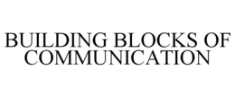 BUILDING BLOCKS OF COMMUNICATION trademark