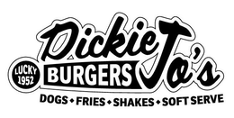DICKIE JO'S BURGERS LUCKY 1952 DOGS FRIES SHAKES SOFT SERVE trademark