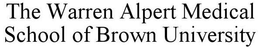 THE WARREN ALPERT MEDICAL SCHOOL OF BROWN UNIVERSITY trademark