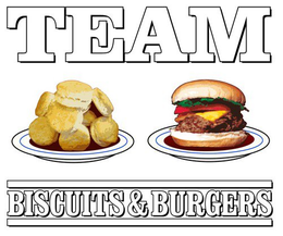 TEAM BISCUITS & BURGERS trademark