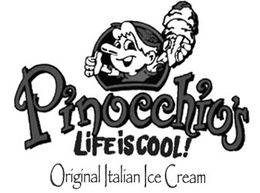 PINOCCHIO'S LIFE IS COOL! ORIGINAL ITALIAN ICE CREAM trademark
