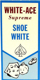 WHITE-ACE SUPREME SHOE WHITE A trademark