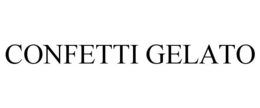CONFETTI GELATO trademark