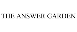 THE ANSWER GARDEN trademark