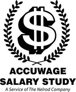 ACCUWAGE SALARY STUDY A SERVICE OF THE NELROD COMPANY trademark