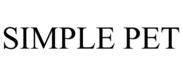 SIMPLE PET trademark