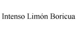 INTENSO LIMÓN BORICUA trademark